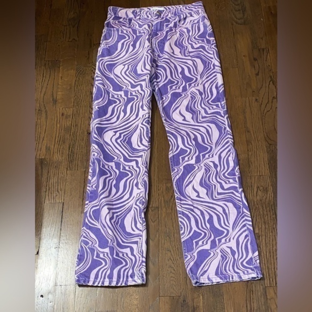 ZARA Purple Y2K Jeans - Picture 5 of 7